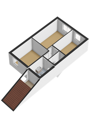 Floorplan - Bergeend 21, 3752 KN Bunschoten-Spakenburg